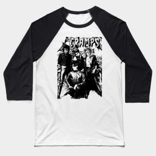 Retro The Cramps Baseball T-Shirt